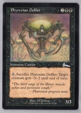 1x Phyrexian Defiler - Urza's Legacy - Light Play