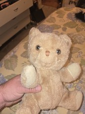10  VINTAGE STUFFED BROWN Teddy BEAR BY EDEN Toy Co. New York