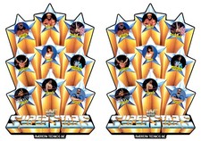 WWF Superstars Arcade Cabinet  Side Art Graphics Set image