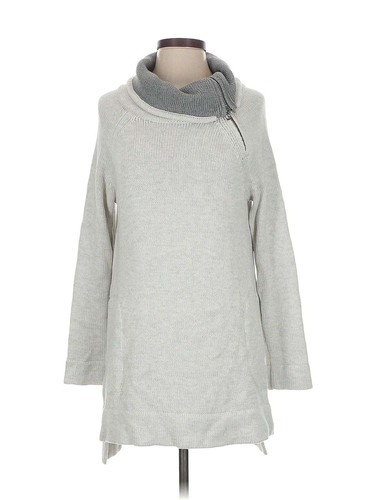 Soft Surroundings Women Gray Turtleneck Sweater S - image 1