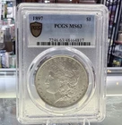 1897  Morgan Silver Dollar PCGS MS63 Gold Seal