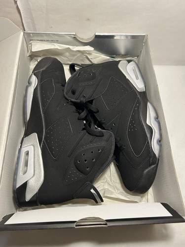 Nike Air Jordan 6 Retro Chrome Metallic Silver Men’s Size 9.5 Shoes DX2836-001