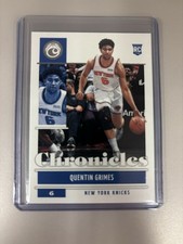2021-22 Chronicles Quentin Grimes #32 New York Knicks Rookie Basketball Card