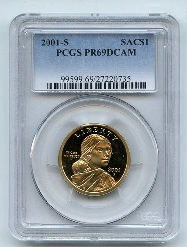 2001-S Sacagawea Dollar Proof — photo from the most recent tracked eBay sale