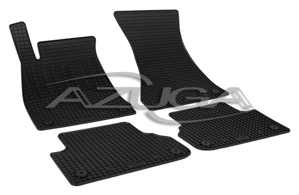 Gummimatten FüR Audi A4 8W/B9 Ab 2015 Mit Druckknopf-Befestigung Gummi-FußMatten-image