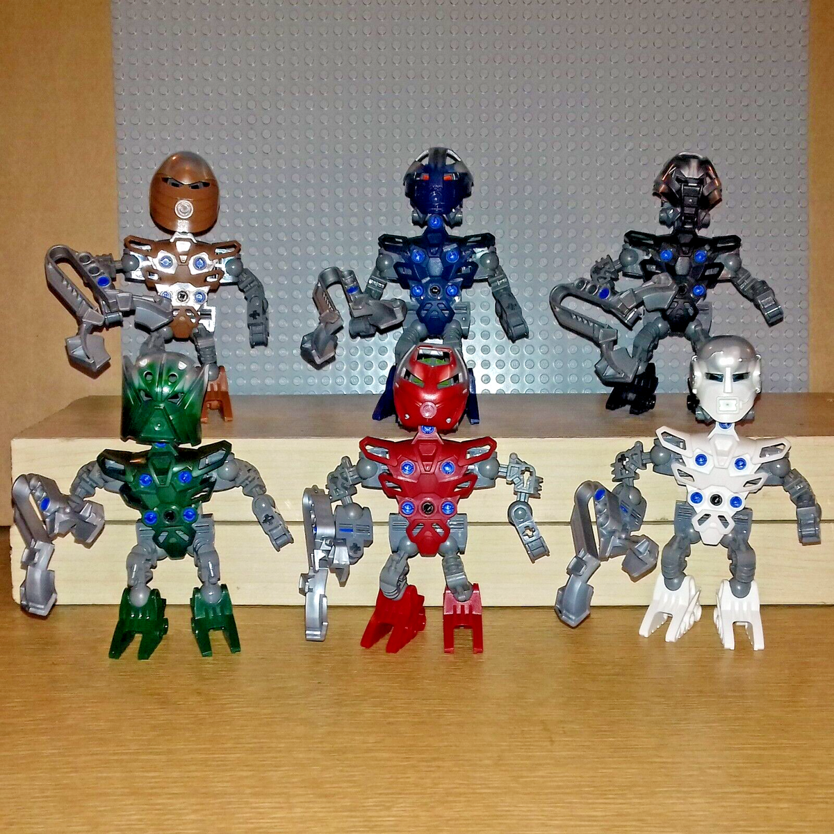 LEGO BIONICLE MATORAN OF METRU NUI FULL SET 8607 8608 8609