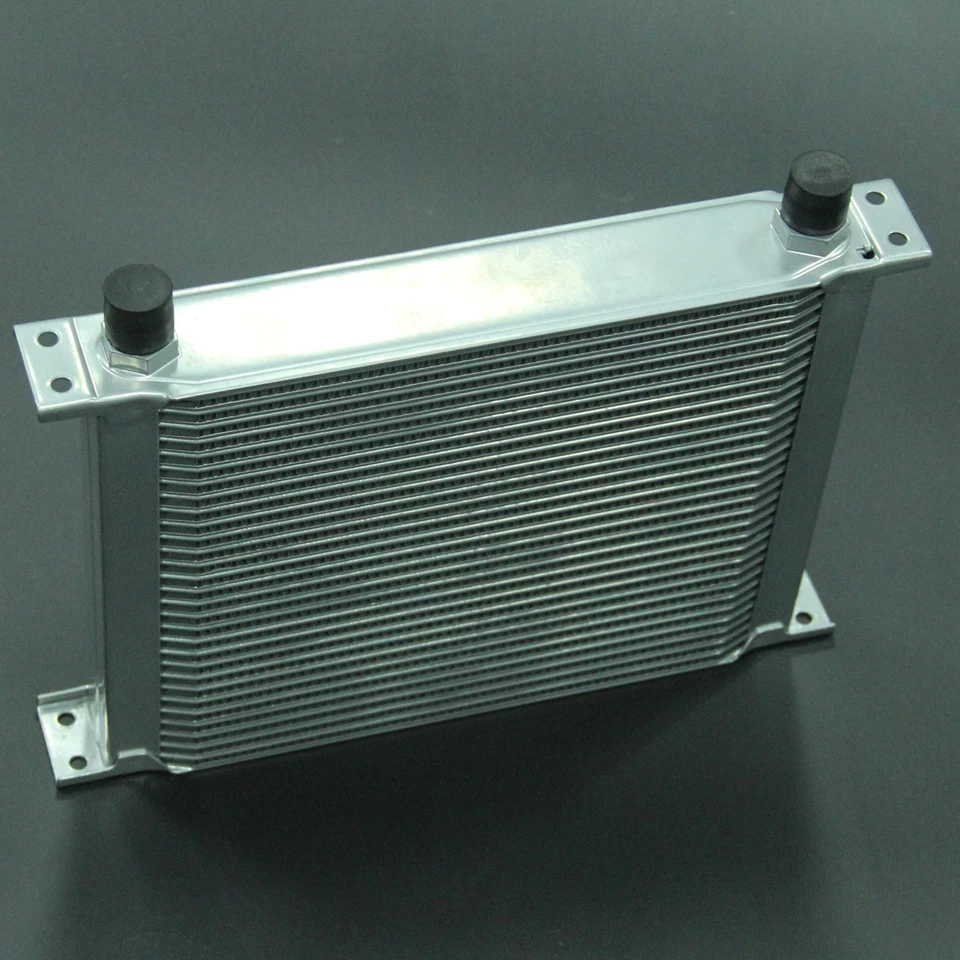 30 Row Universal Silver High Performance Transmission Engine Oil Cooler AN10 - Image 3 of 4