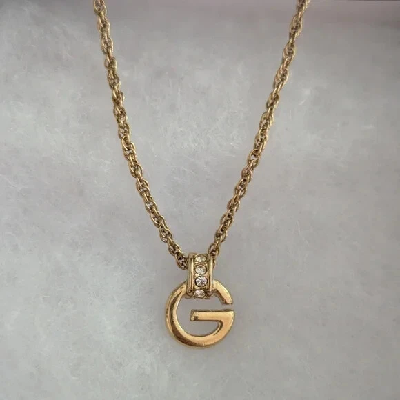 Collana Givenchy Logo "G" con strass