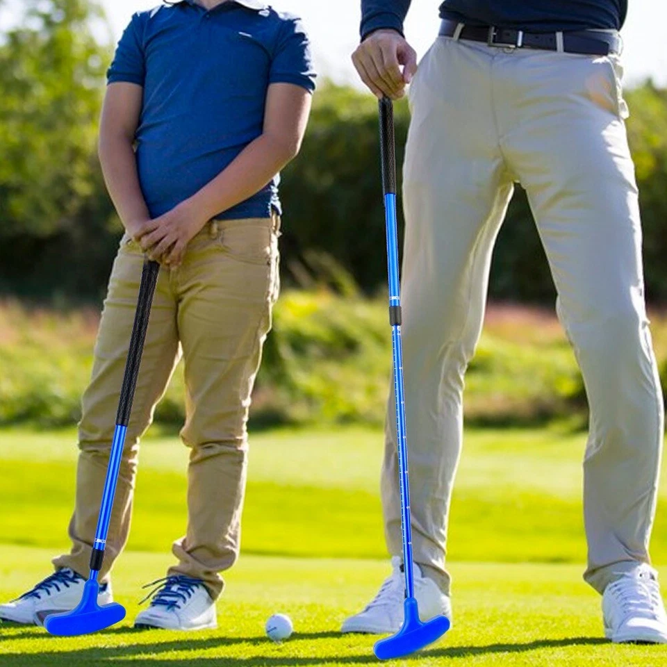 Kid Practice Golf Putter Retractable Blade Head Sturdy Shaft for Right Left - Image 2 of 4