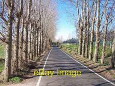 Photo 6x4 Canterbury Lane Otterham Quay Looking west. The tall fence on t c2008
