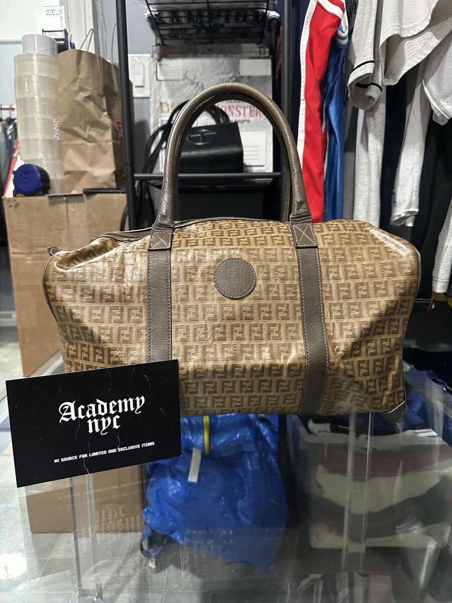 Vintage Fendi Monogram All over print Boston Bag / Duffel Vintage Fendi Monogram All over print Boston Bag / Duffel
