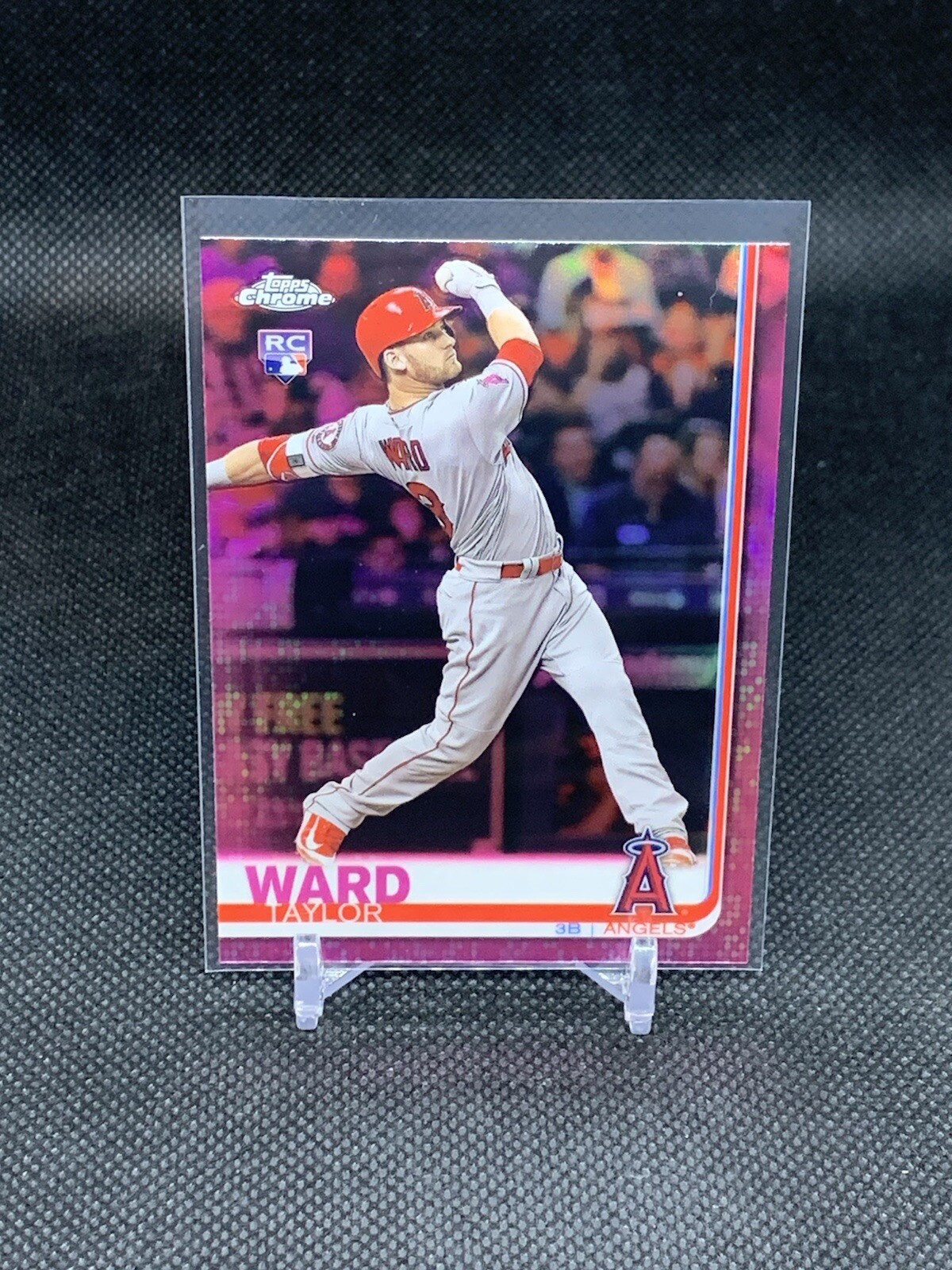 2019 Topps Chrome Taylor Ward RC Pink Refractor 78 | Los Angeles Angels