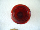 Vintage Avon Strawberry Shaped Red Glass Jar With Spoon " BEAUTIFUL COLLECTIBLE — photo 4