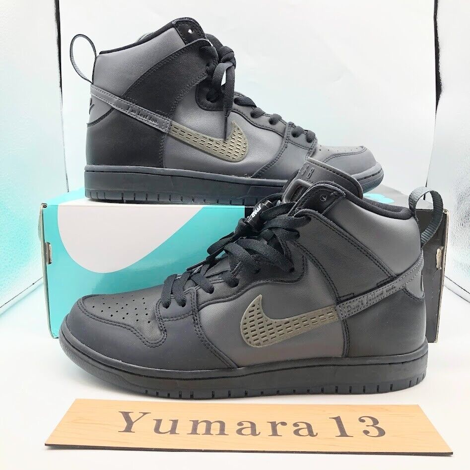 Nike SB Dunk High Pro PRM FPAR Black Grey BV1052-001 Men's Nike SB Dunk High Pro PRM FPAR Black Grey BV1052-001 Men's