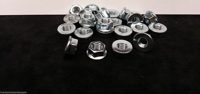 (25) M8-1.25 / 8mm x 1.25 Thread Steel Flange Spin Wiz Nut Zinc 10.9    25 pcs