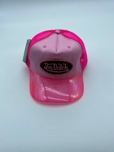 Logo Clear Mesh Trucker Snapback Hat 
