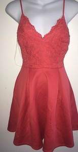 charlotte russe orange dress
