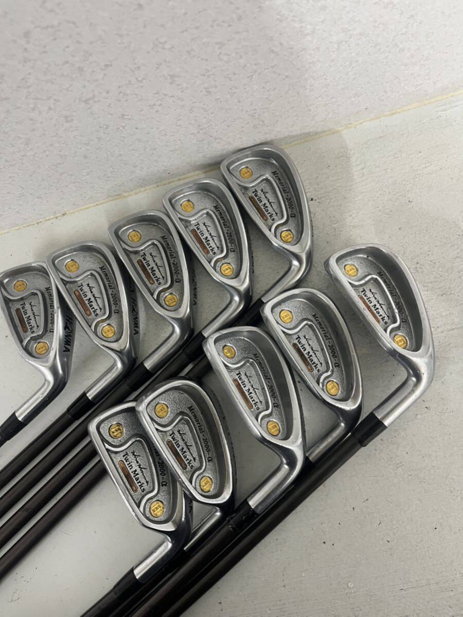 HONMA Twin Marks Memorial 2000-α Iron SET #3-pw-gw-sw 10pc HONMA Twin Marks Memorial 2000-α Iron SET #3-pw-gw-sw 10pc