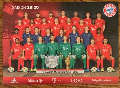 FC BAYERN MUNCHEN, 2019-2020 SOCCER TEAM PHOTO ! WOW ! | eBay
