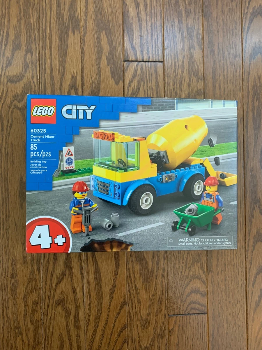 Lego City Cement Mixer Truck 60325 85 pcs Building Kit Toy NEW