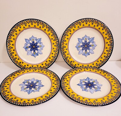 Williams Sonoma Sicily Melamine Dinner Plates Set of NEW