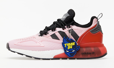 Adidas x Ninja ZX 2K Boost (GS) 'Time In - True Pink Scarlet Adidas x Ninja ZX 2K Boost (GS) 'Time In - True Pink Scarlet