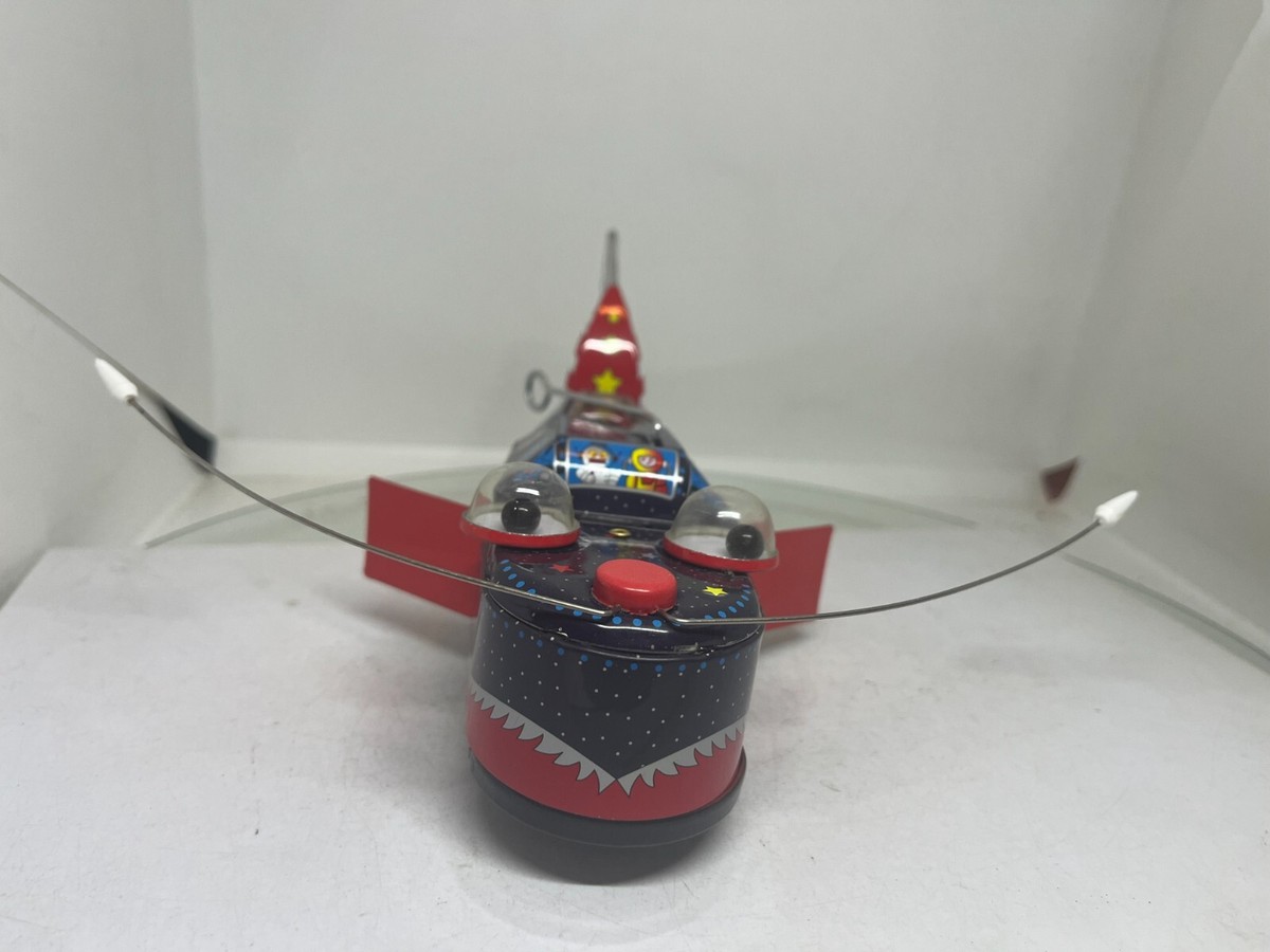 St John by Marxu PX-3 Space Whale Ship Mechanical wind up tin toy