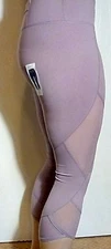 NEW Active Life Women's Mesh Detail Capri Athletic Yoga Leggings Size 2XL