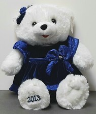 Walmart Teddy Bear Snowflake Teddy Girl 2013 Dan Dee White Bear Blue Outfit