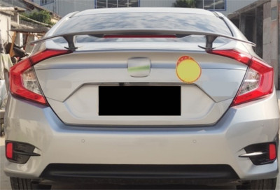 Rear Unpainted Spoiler Wing Universal For Mercedes-Benz E-Class Sedan W/ Light