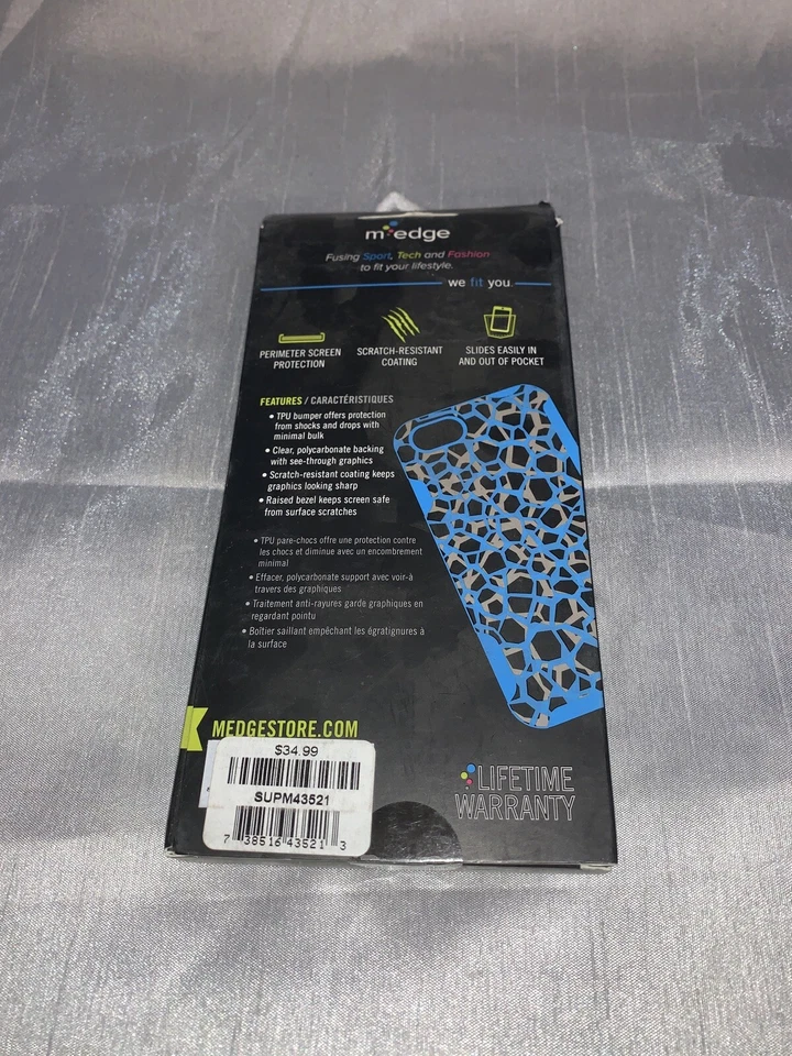 M-Edge Glimpse Case - iPhone 6/6s - Black Lace — 第 2/2 张图片