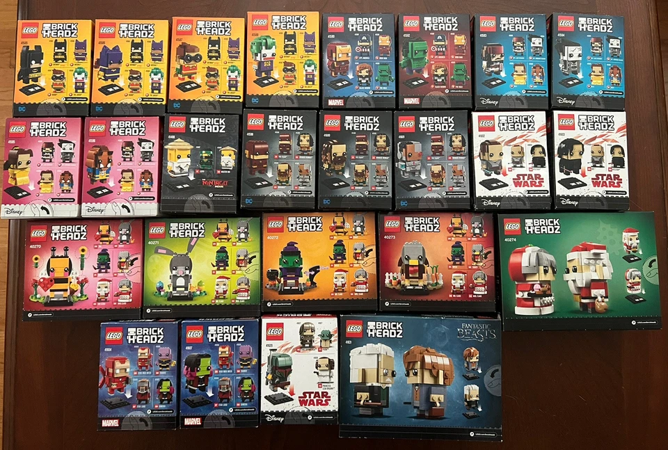 乐高 Brickheadz 星球大战迪士尼漫威 DC 蝙蝠侠海盗 Boba Fett 钢铁侠 — 第 2/2 张图片