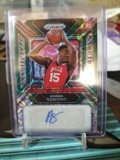 Adama Sanogo Sensational Signatures Prizm Auto RC Green Scope /8