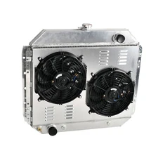 3 Row Radiator & Shroud Fan For 1966-1979 Ford F100 F150 F250 F350 Bronco Truck