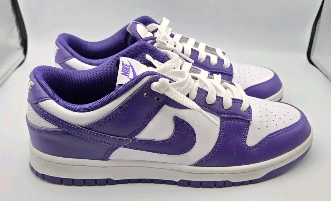 Nike Dunk Low Purple/White for Sale | Authenticity Guaranteed | eBay
