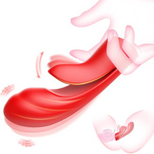 Finger Vibrator Adult Sex Toys for Women, 2 in 1 Flexible Finger Sleeve G Spot V