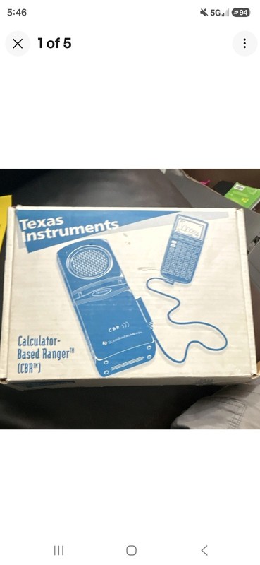 Texas Instruments US Calculator-Based Ranger CBR w/ Manuals, TI-GRAPH LINK