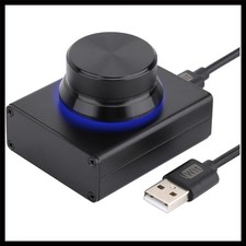USB Volume Knob for PC and Mac Portable Audio Control with Mute Function