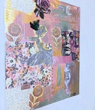 Original art piece. 20x24 multi medium canvas 