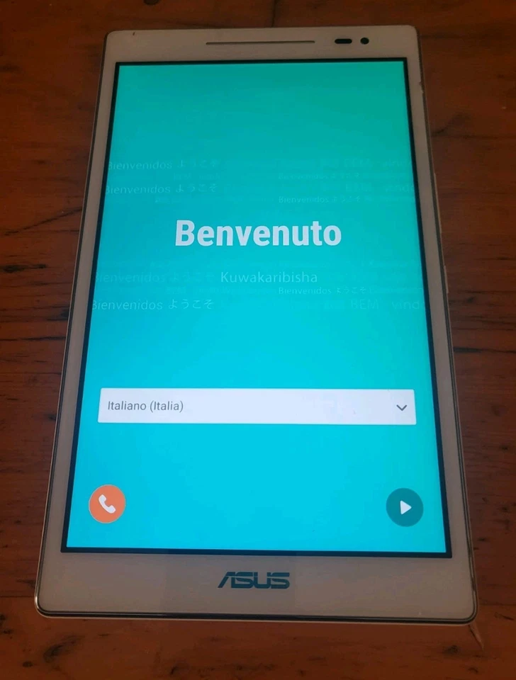 ASUS Tablet ZenPad 8.0 Z380KL P024 IPS LCD Sim 1GB ram 16 GB rom Bianco - Immagine 2 di 4