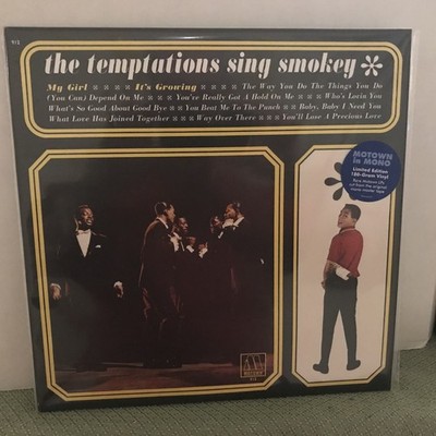 New LP The Temptations Sing Smokey by The Temptations Mono Record 2021 180 Gram