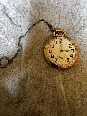 Hamilton Railway Special 992B 21 Jewels Railroad 10K Gold Filled Pocket Watch