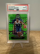 2023 Mosaic #33 Anthony Edwards Green Fluorescent 8/10 PSA 10 LOW POP!!!
