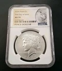2024 Peace $1 Dollar NGC MS 70 First Day Of Issue #7150