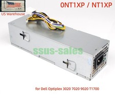 255W SFF Power Supply 0NT1XP L255AS-00 for Dell Optiplex 3020 7020 9020 T1700 US