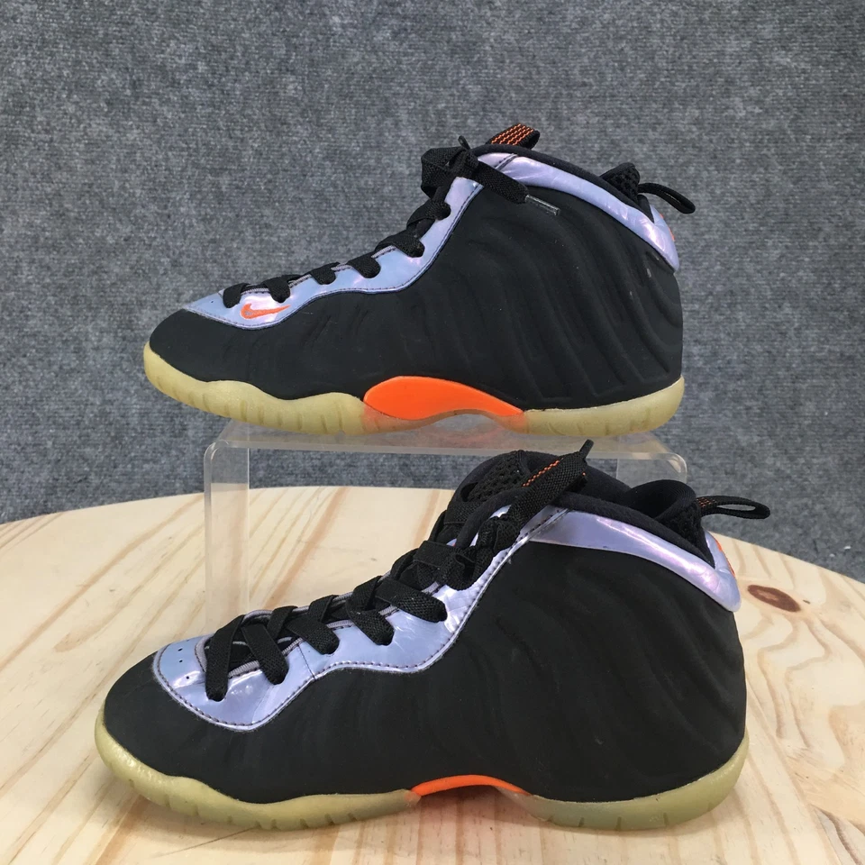 Nike Shoes Youth 1 Boys Little Posite One GS Athletic Sneakers 723946-008 Black - Image 2 of 4