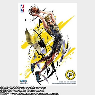 Presale ONE PIECE & NBA Mini Poster Set 10 Sheets Limited Japan B4