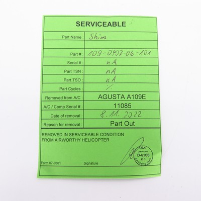 flange Shaft Engine-Gearbox Agusta A109E 109-0407-06-101 | eBay 