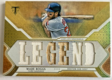 2018 Topps Triple Threads Legend Relics Gold #RLCWB Wade Boggs  5/9