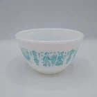 Vintage Pyrex Amish Butterprint Turquoise 401 Nesting Mixing Bowl 1.5 Pint MCM